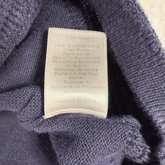 Talbots Women’s XL Blue 3/4 Sleeve Button Cardigan Sweater - Picture 6 of 9